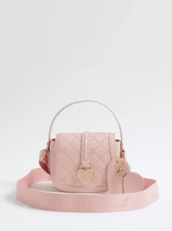 Tassen|River Island Heart Monogram Kendal Cross-Body Bag