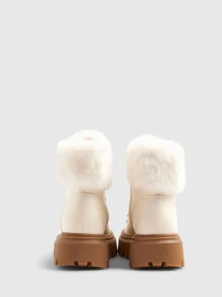Boots*River Island Lace Up Hiker Boots