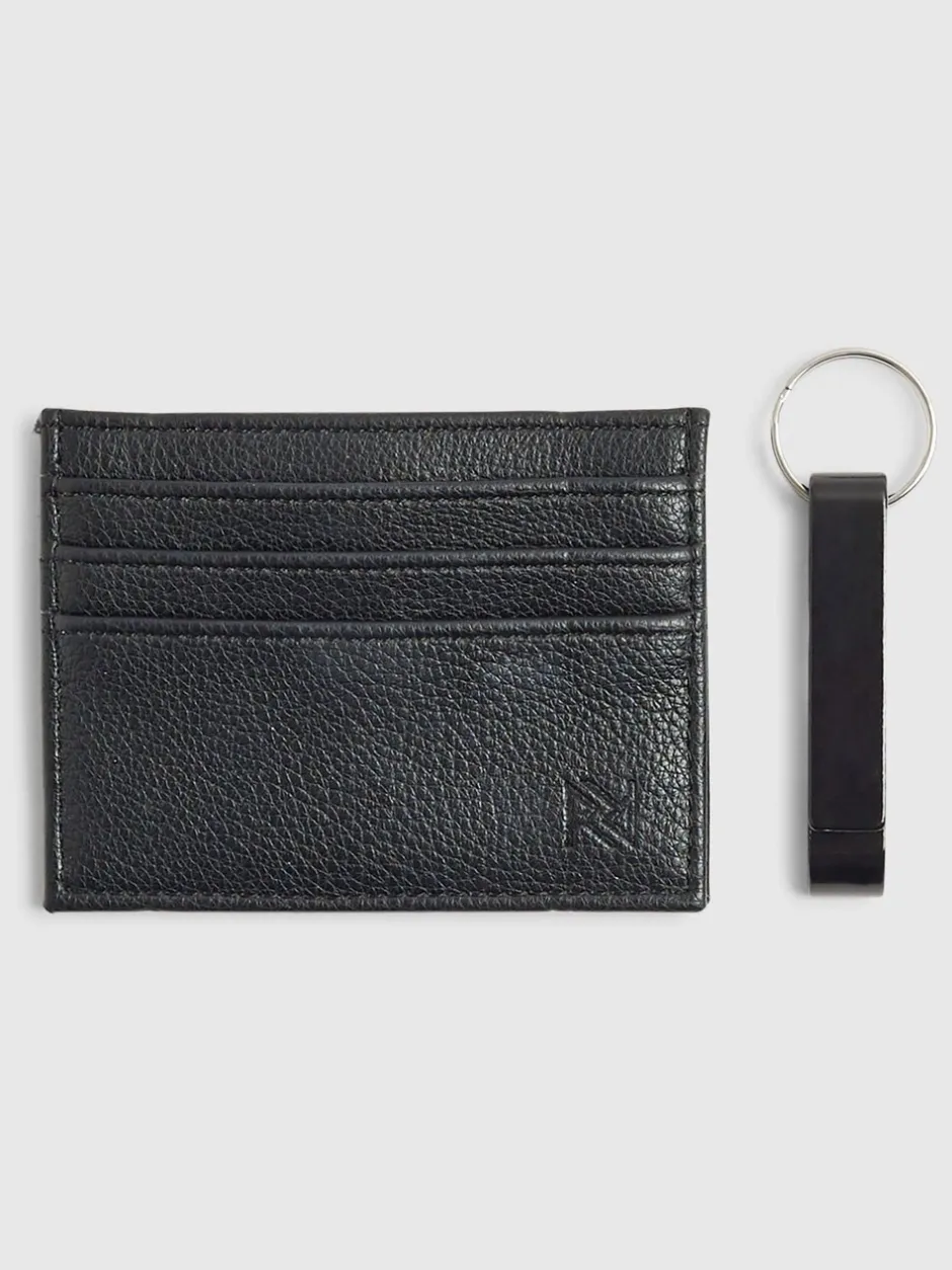 Portemonnees|River Island Leather Card Holder Gift Set
