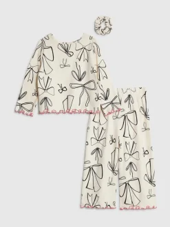 Nachtkleding En Pyjama's|Pyjama's*River Island Long Sleeve Mono Bow Pyjamas
