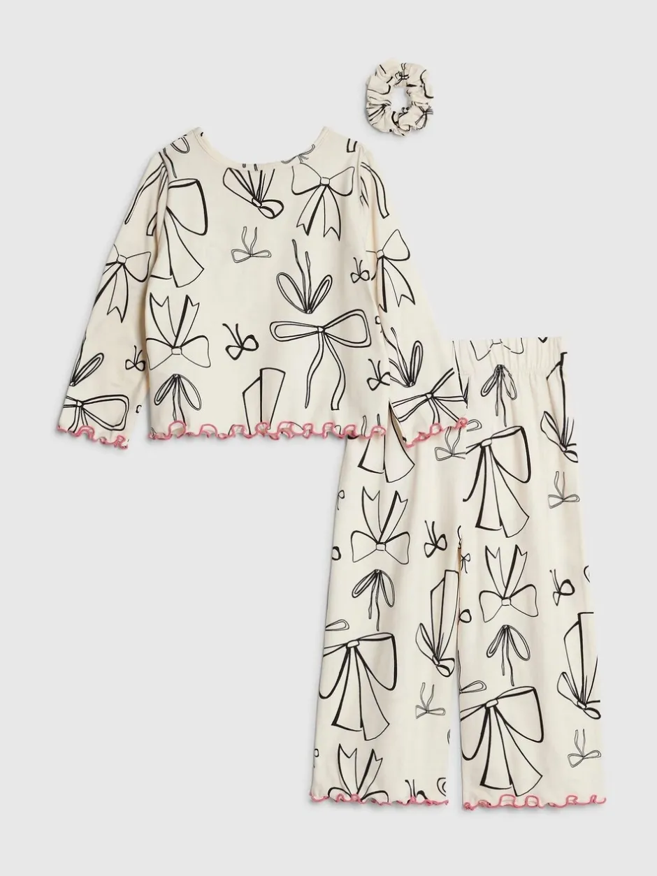 Nachtkleding En Pyjama's|Pyjama's*River Island Long Sleeve Mono Bow Pyjamas