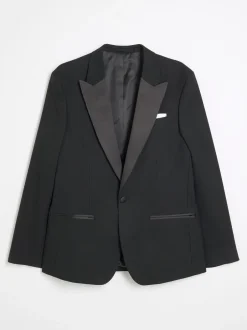 Smokings En Feestkleding*River Island Plain Slim Tux Jacket