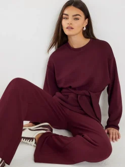 Hoody's En Sweatshirts|River Island Tie Front Premium Top