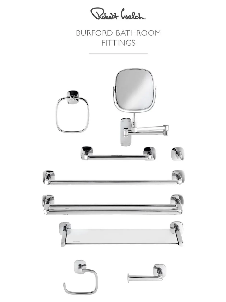 Badkameraccessoires|Robert Welch Burford handdoekenring
