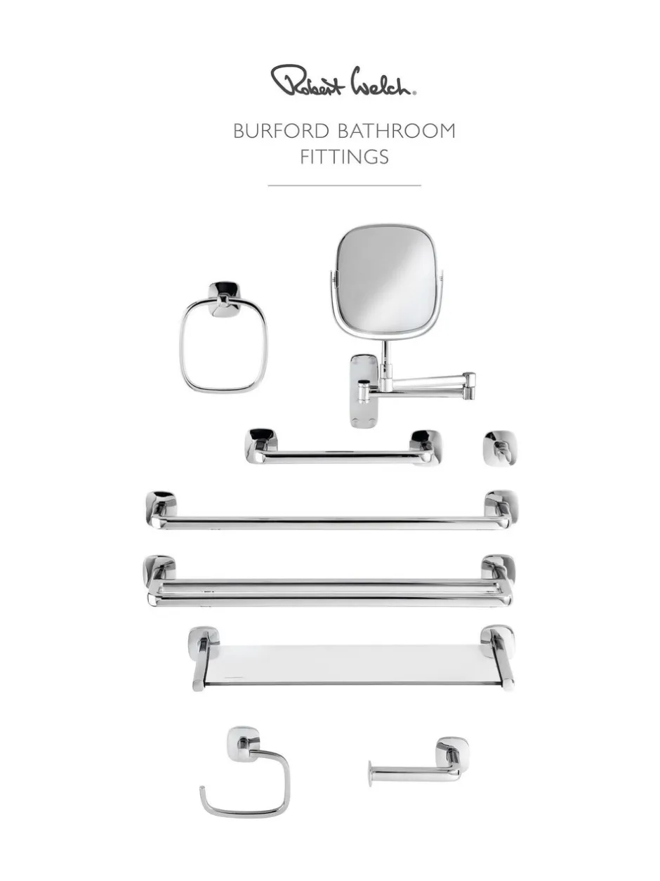 Badkameraccessoires|Robert Welch Burford hangtoiletrolhouder