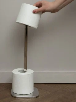 Badkameraccessoires|Robert Welch Burford vloertoiletrolhouder