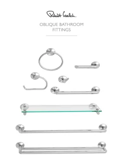 Badkameraccessoires|Robert Welch Oblique handdoekenring