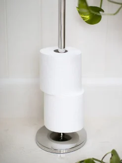 Badkameraccessoires*Robert Welch Oblique V vloertoiletrolhouder