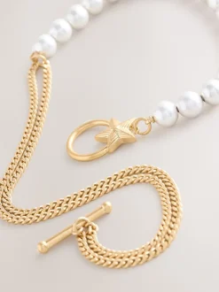 Sieraden*Rockett St George Chain and Bead Necklace