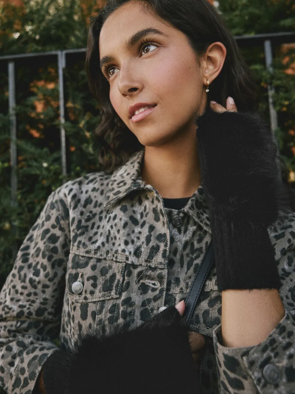 Mutsen, Handschoenen En Sjaals|Rockett St George Faux Fur Handwarmers Gloves