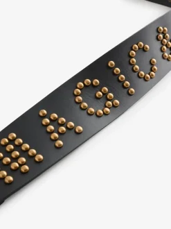 Ceintuurs|Rockett St George Leather Magic and Star Dust Chunky Studded Belt