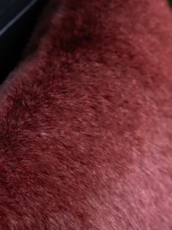 Kussentjes En Plaids|Kussentjes En Plaids*Rockett St George Luxe Faux Fur Cushion Bordeauxrood