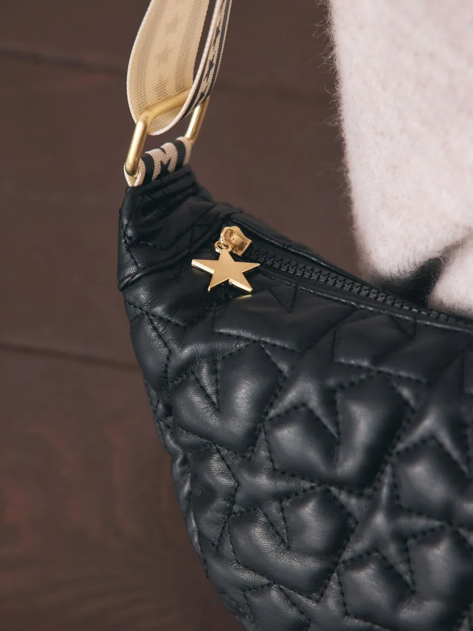 Tassen En Portemonnees*Rockett St George Quilted Cross-Body Bag with Star Strap