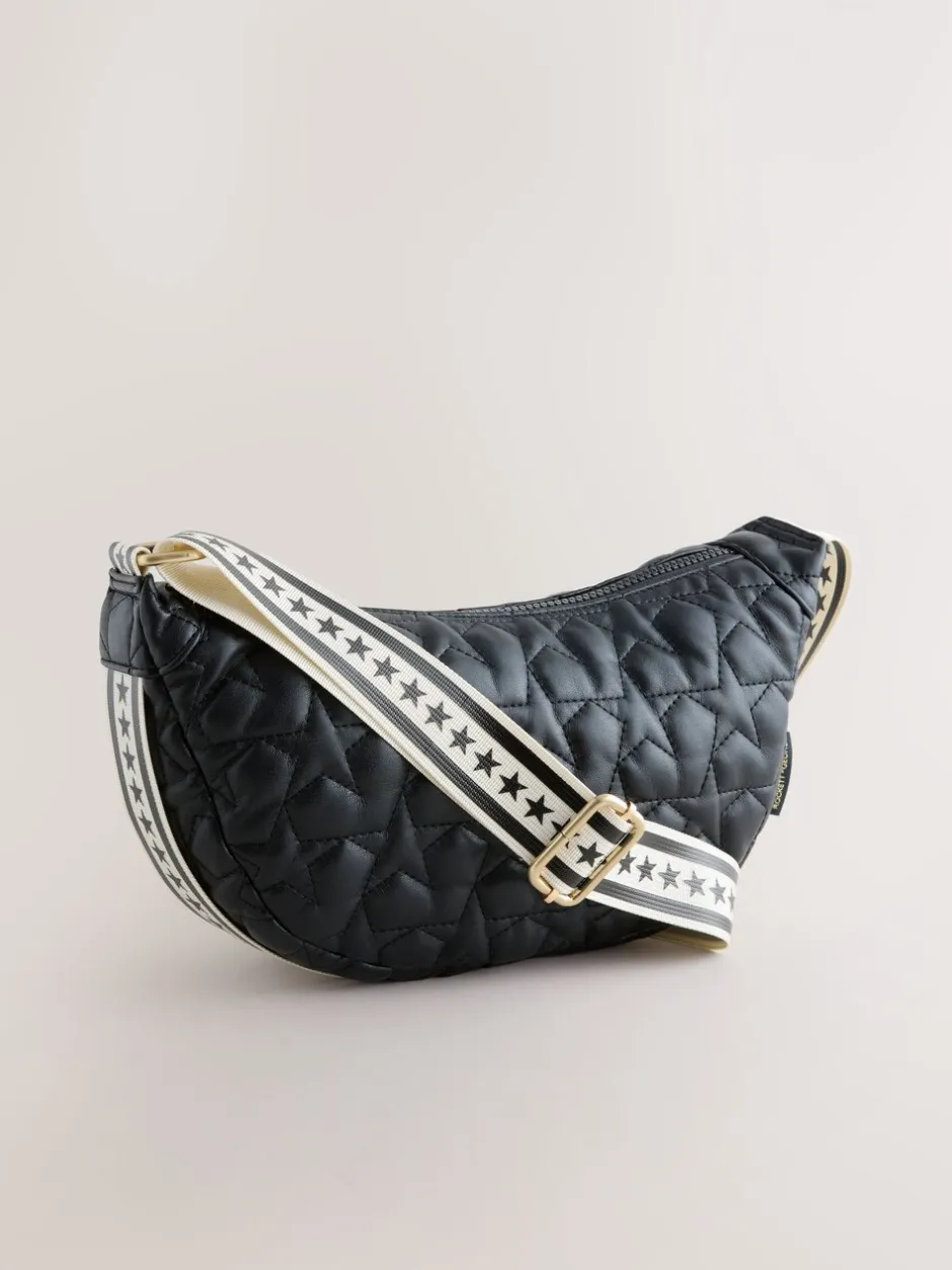 Tassen En Portemonnees*Rockett St George Quilted Cross-Body Bag with Star Strap