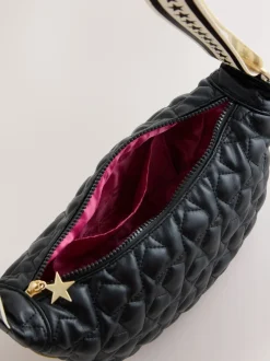Tassen En Portemonnees*Rockett St George Quilted Cross-Body Bag with Star Strap
