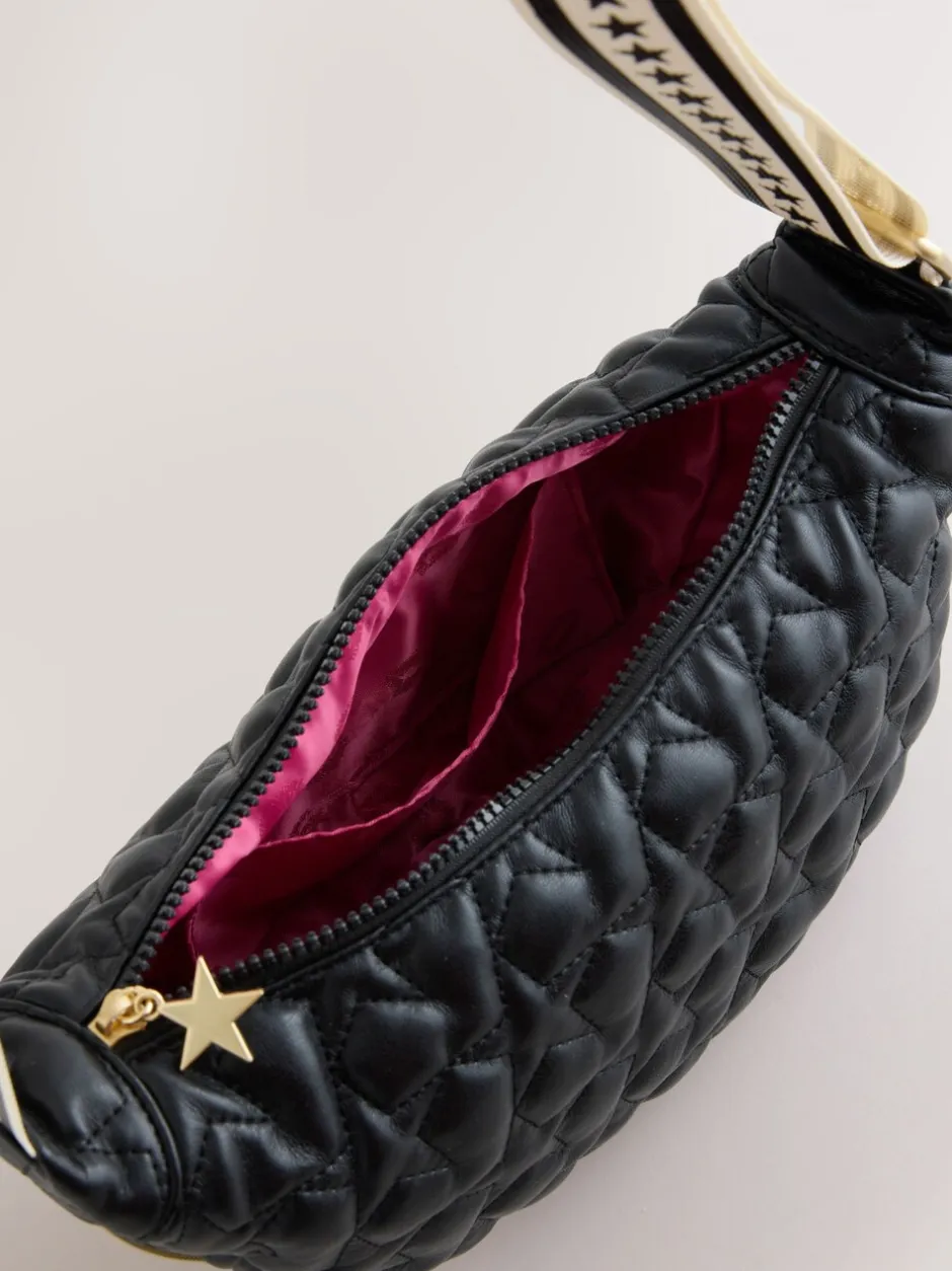Tassen En Portemonnees*Rockett St George Quilted Cross-Body Bag with Star Strap
