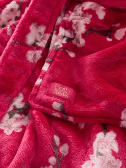 Badjassen*Bath & Body Works - Blossom Cosy Robe Rode kers