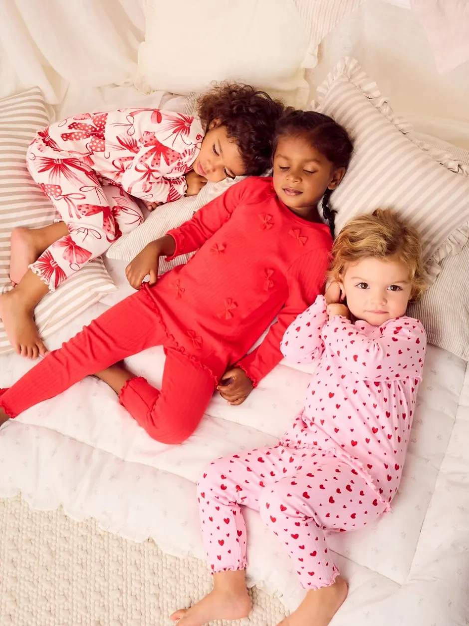 Nachtkleding En Pyjama's|Pyjama's*Next Rode strik/Hart - Verpakking van 3 knusse pyjama's (9 mnd-16 jr)