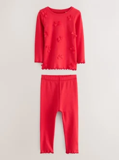 Nachtkleding En Pyjama's|Pyjama's*Next Rode strik/Hart - Verpakking van 3 knusse pyjama's (9 mnd-16 jr)