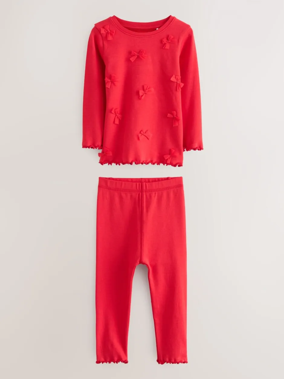 Nachtkleding En Pyjama's|Pyjama's*Next Rode strik/Hart - Verpakking van 3 knusse pyjama's (9 mnd-16 jr)