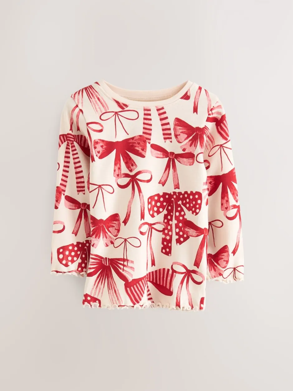 Nachtkleding En Pyjama's|Pyjama's*Next Rode strik/Hart - Verpakking van 3 knusse pyjama's (9 mnd-16 jr)