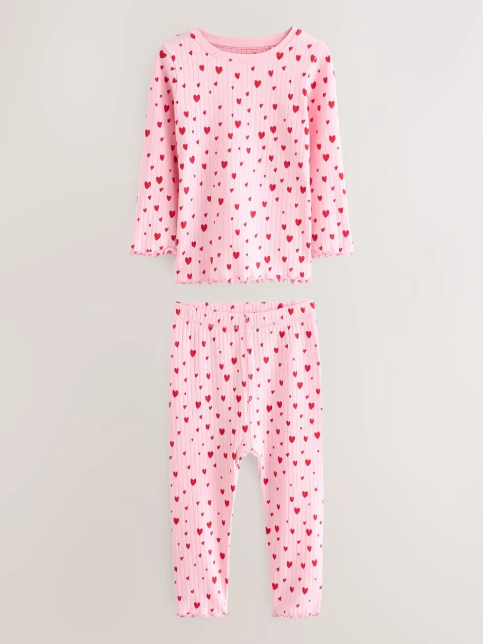 Nachtkleding En Pyjama's|Pyjama's*Next Rode strik/Hart - Verpakking van 3 knusse pyjama's (9 mnd-16 jr)