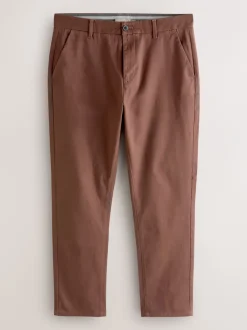 Broeken En Chino's*Next Roestbruin - Slim Fit - Stretchy chino