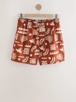 Badkleding|Next Roestrood - Zwemshort met print