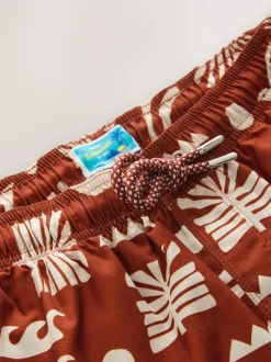 Badkleding|Next Roestrood - Zwemshort met print