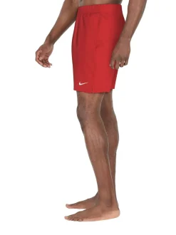 Badkleding|Nike Rood - 7 inch - Essential volley-zwemshort