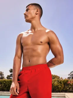 Badkleding*Nike Rood - 5 inch - Essential volley-zwemshort