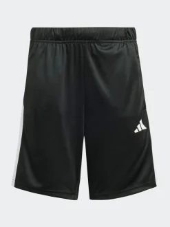 Shorts*adidas - Train Essentials 3-Strepen Kids T-shirt & Shorts Set Rood