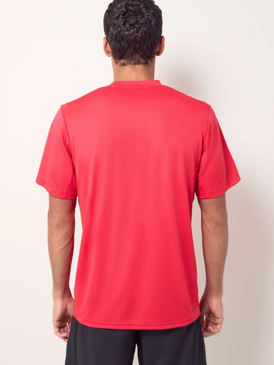 Sportkleding|adidas Rood - Train Essentials trainingsshirt