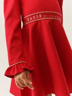 Jurken|Jurken*Baker by Ted Baker - - Ponté jurk Rood