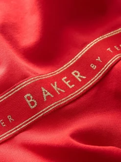 Jurken|Jurken*Baker by Ted Baker - - Ponté jurk Rood
