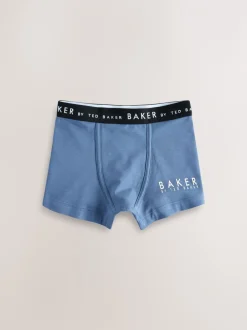 Ondergoed|Baker by Ted Baker - jongens boxershorts verpakking van 5 Rood
