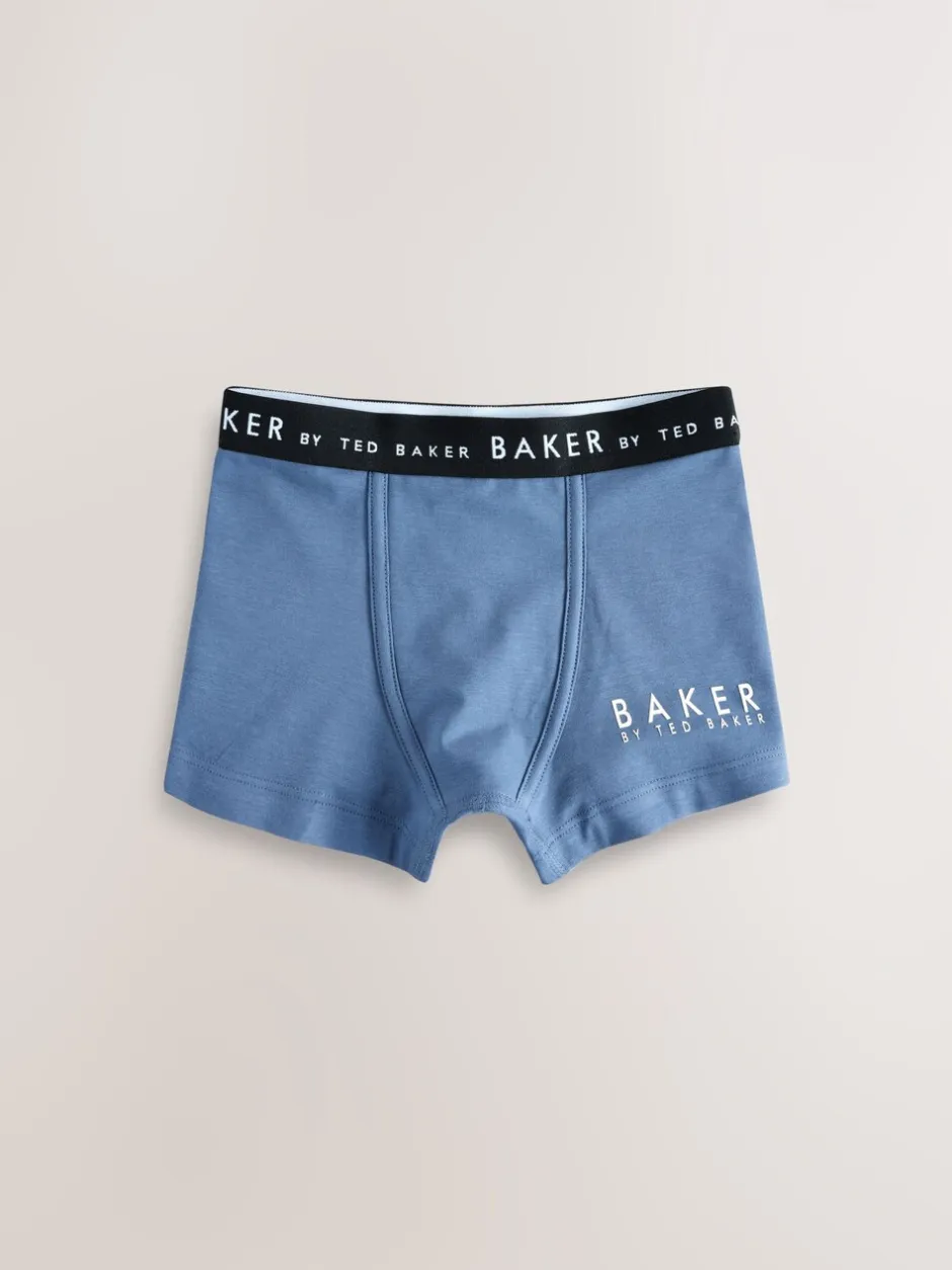 Ondergoed|Baker by Ted Baker - jongens boxershorts verpakking van 5 Rood