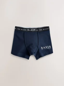 Ondergoed|Baker by Ted Baker - jongens boxershorts verpakking van 5 Rood
