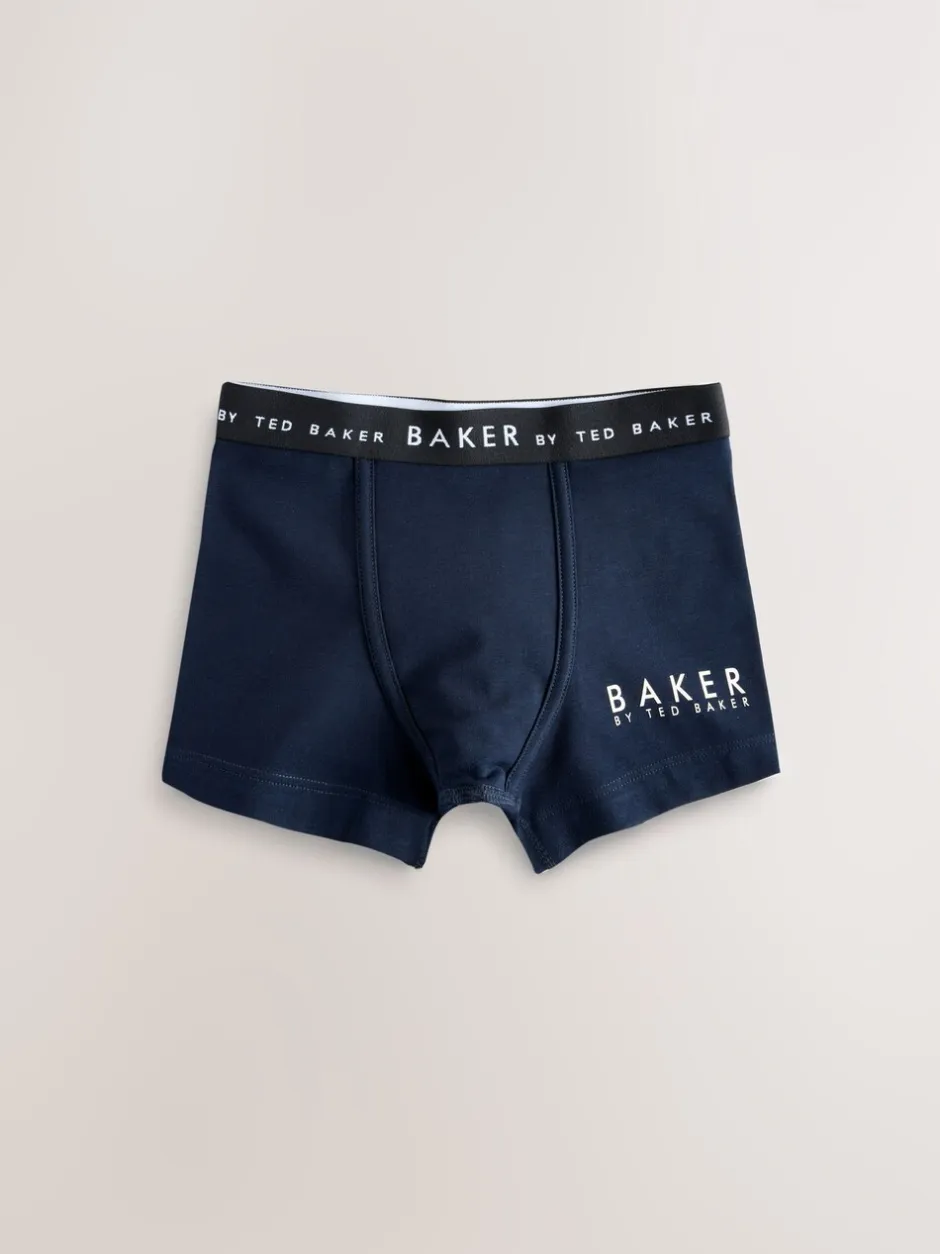 Ondergoed|Baker by Ted Baker - jongens boxershorts verpakking van 5 Rood