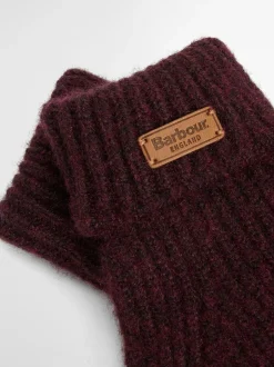 Mutsen, Handschoenen En Sjaals|Barbour Rood - ® Pendle Knitted Gloves
