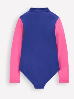 Badkleding|Badkleding|Boden - badpak met lange mouwen Rood