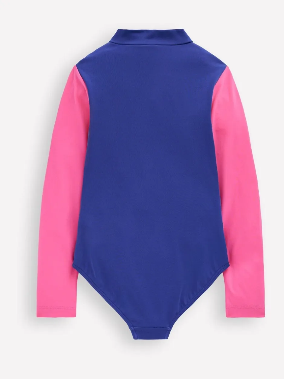Badkleding|Badkleding|Boden - badpak met lange mouwen Rood
