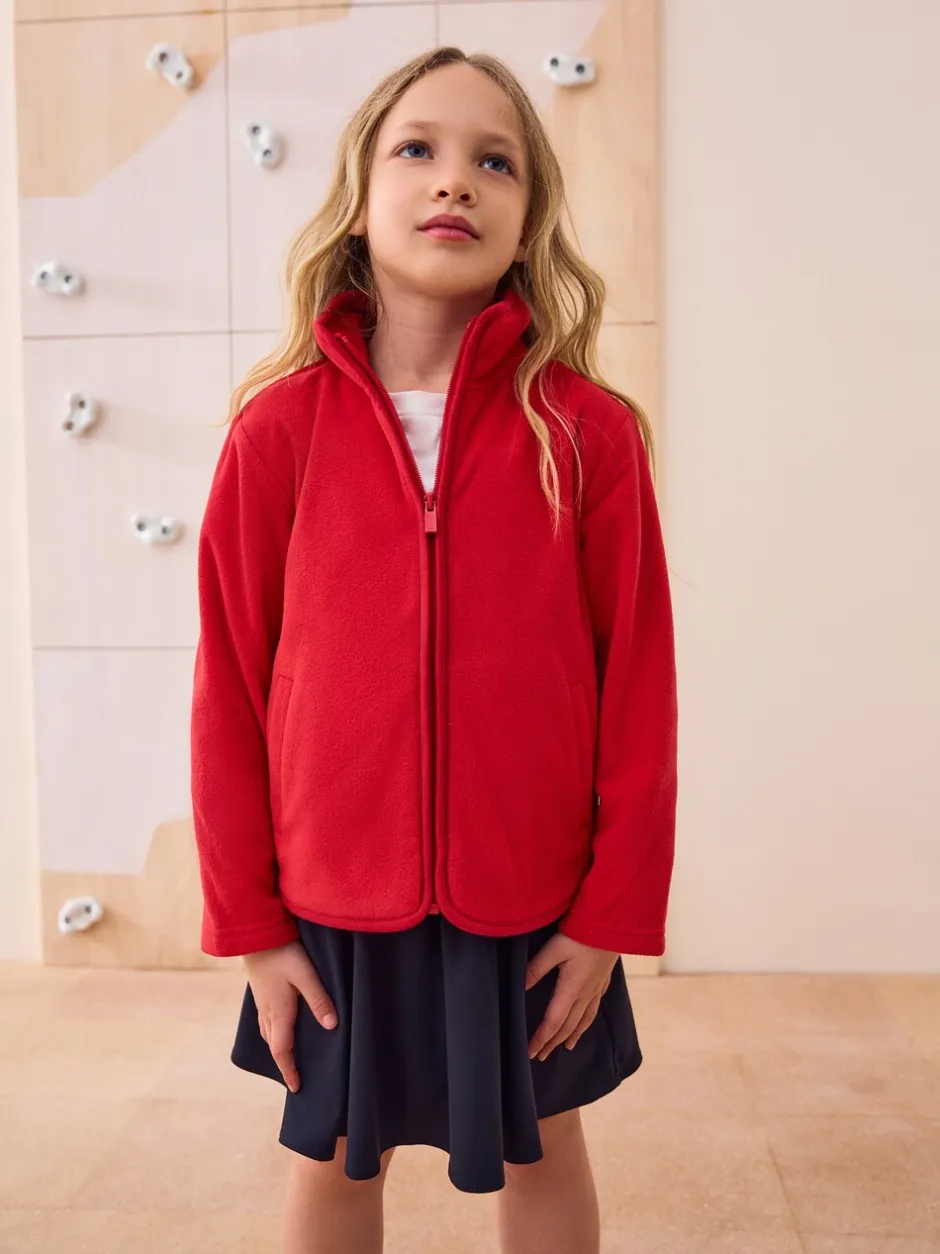 Jassen En Jacks*Next - Fleece jack met rits en zakken (3-16 jr) Rood