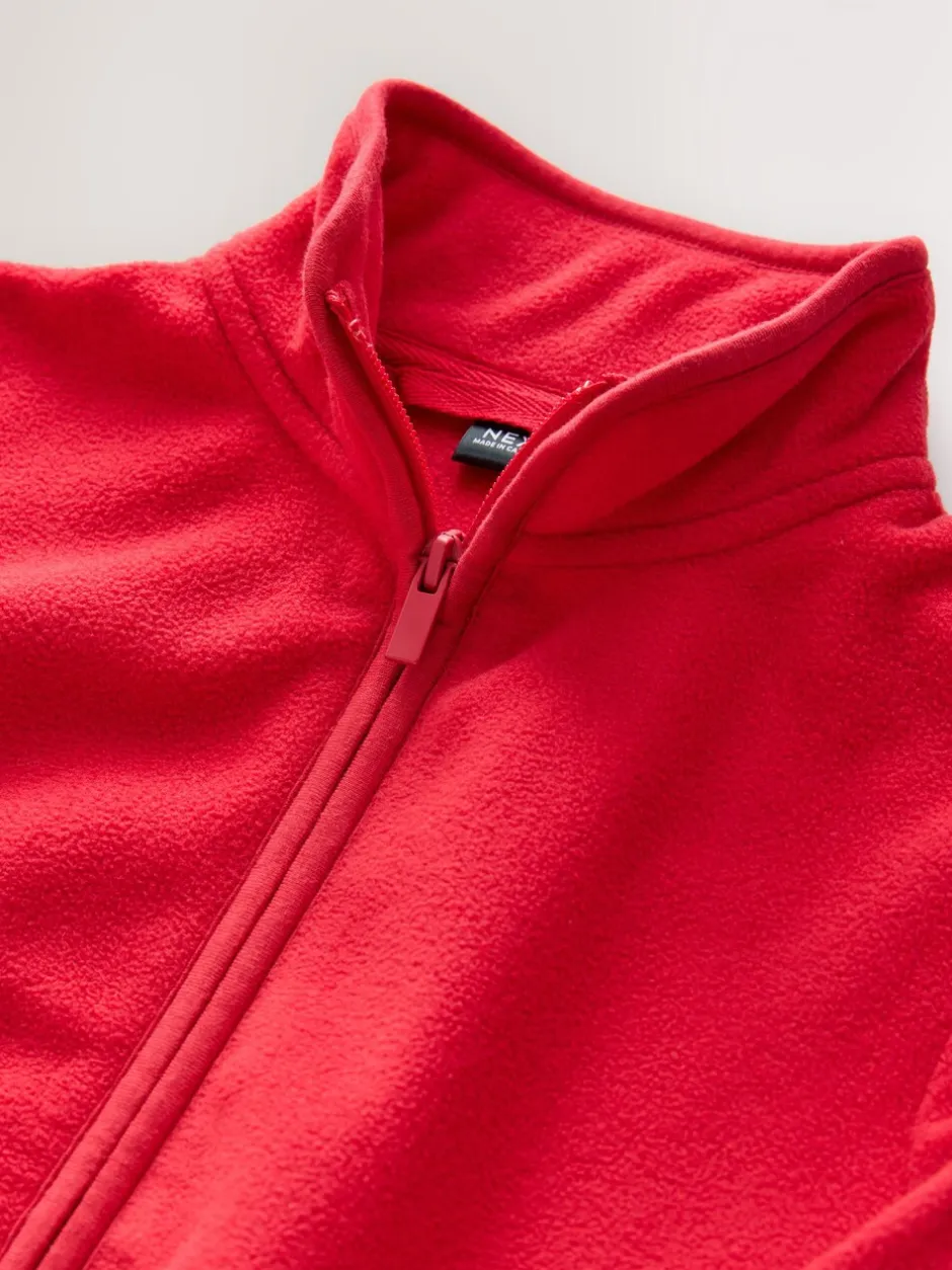 Jassen En Jacks*Next - Fleece jack met rits en zakken (3-16 jr) Rood