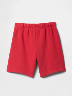 Shorts|Gap - joggingbroek met elastische taille met logo (6 mnd - 5 jr) Rood