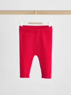 Sets En Combisets|Truien En Breisels*Next - Gebreide vestset met strik en ruches (0mnd-3jr) Rood
