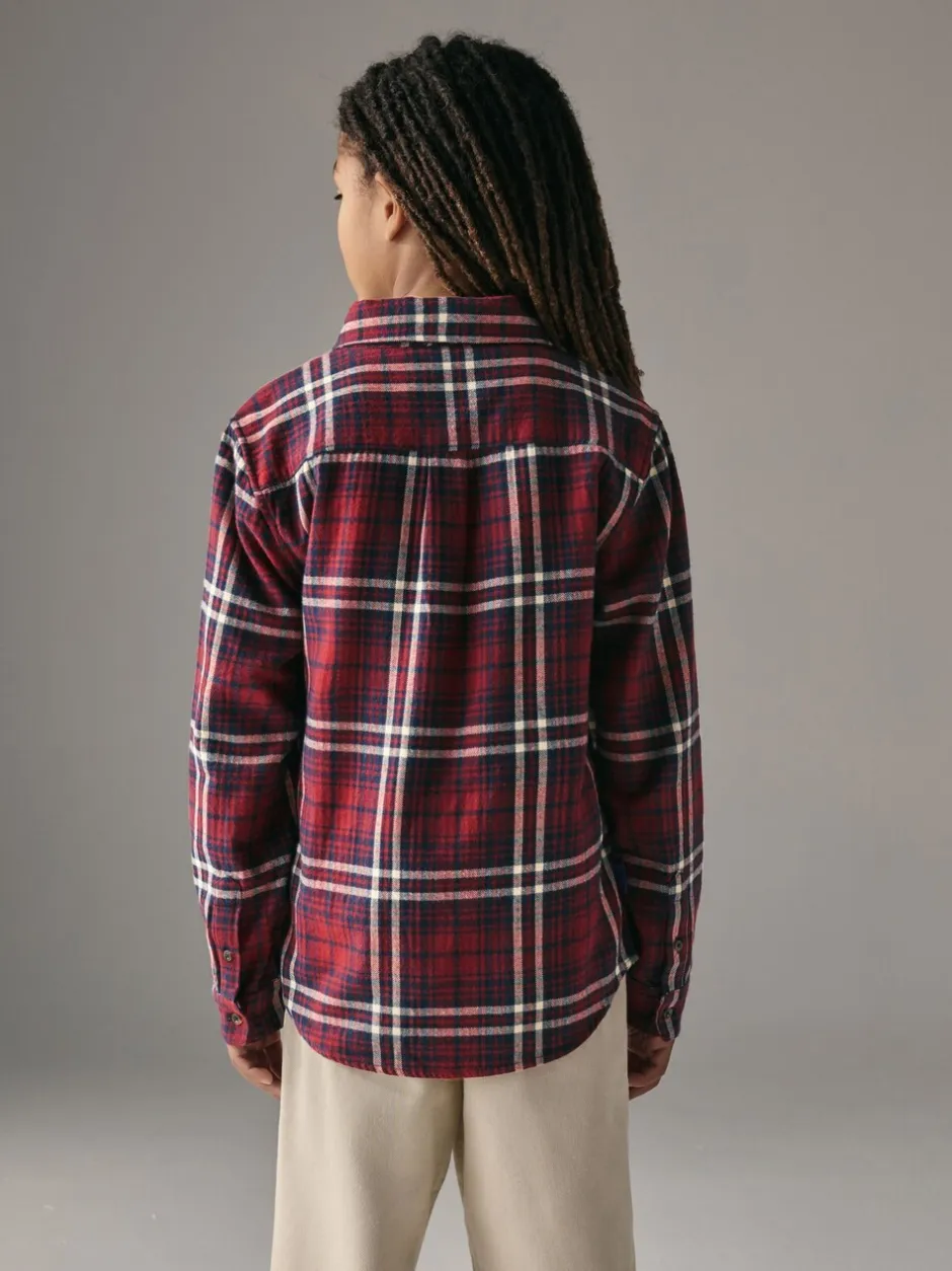Shirts|Superdry - Geruit hemd Rood