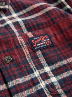 Shirts|Superdry - Geruit hemd Rood