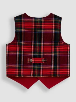 Kostuums En Herenvesten*Jojo Maman Bébé - 3-Piece Bow Tie Waistcoat & Shirt Set Rood