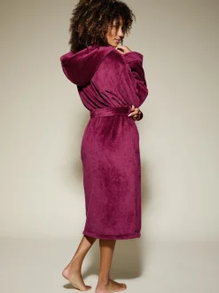 Badjassen*KBX - Rosa Fluffy Robe Rood